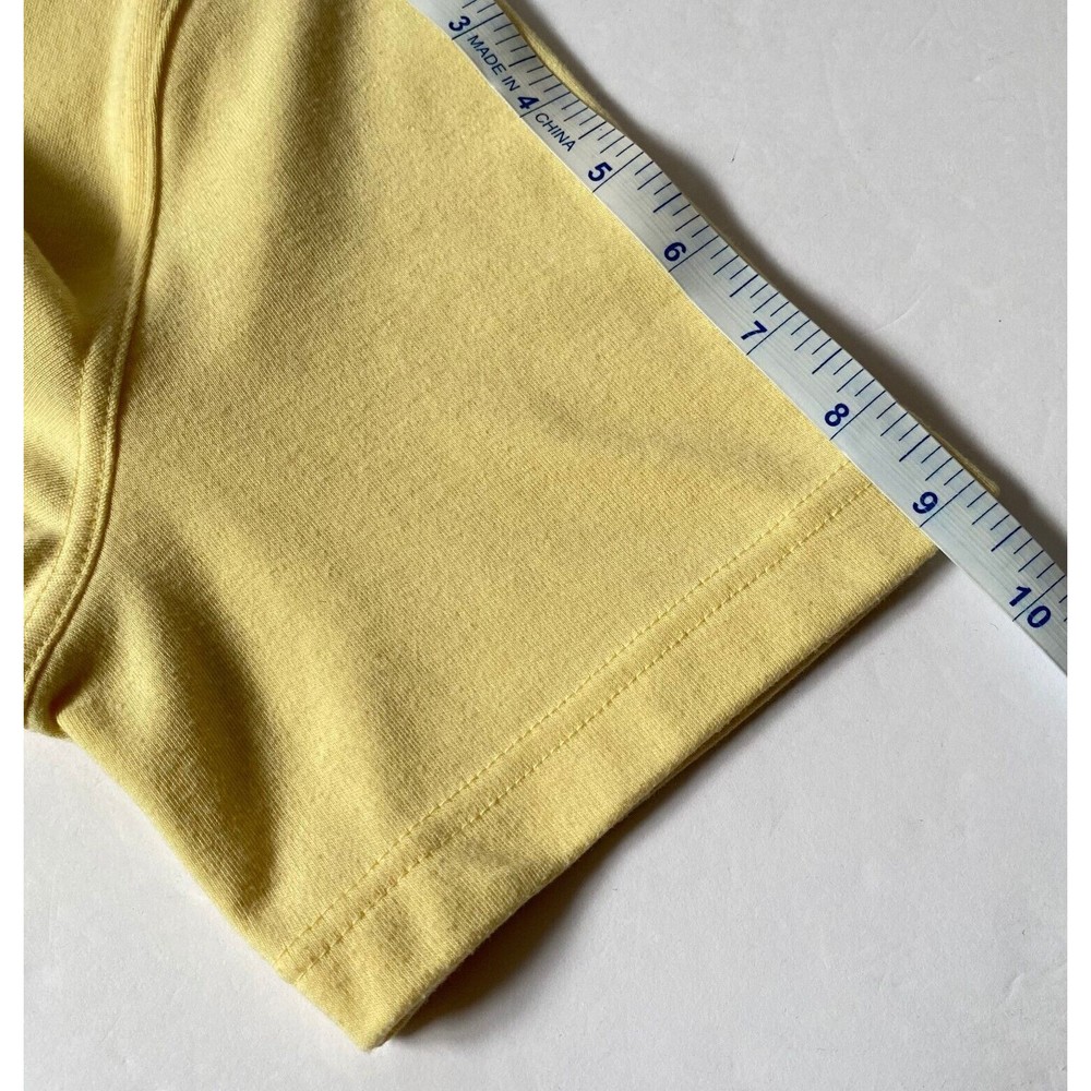 Koret Top Tee Women Large Yellow Multi Embellished Rhinestones Shopping Scenes - Picture 10 of 12